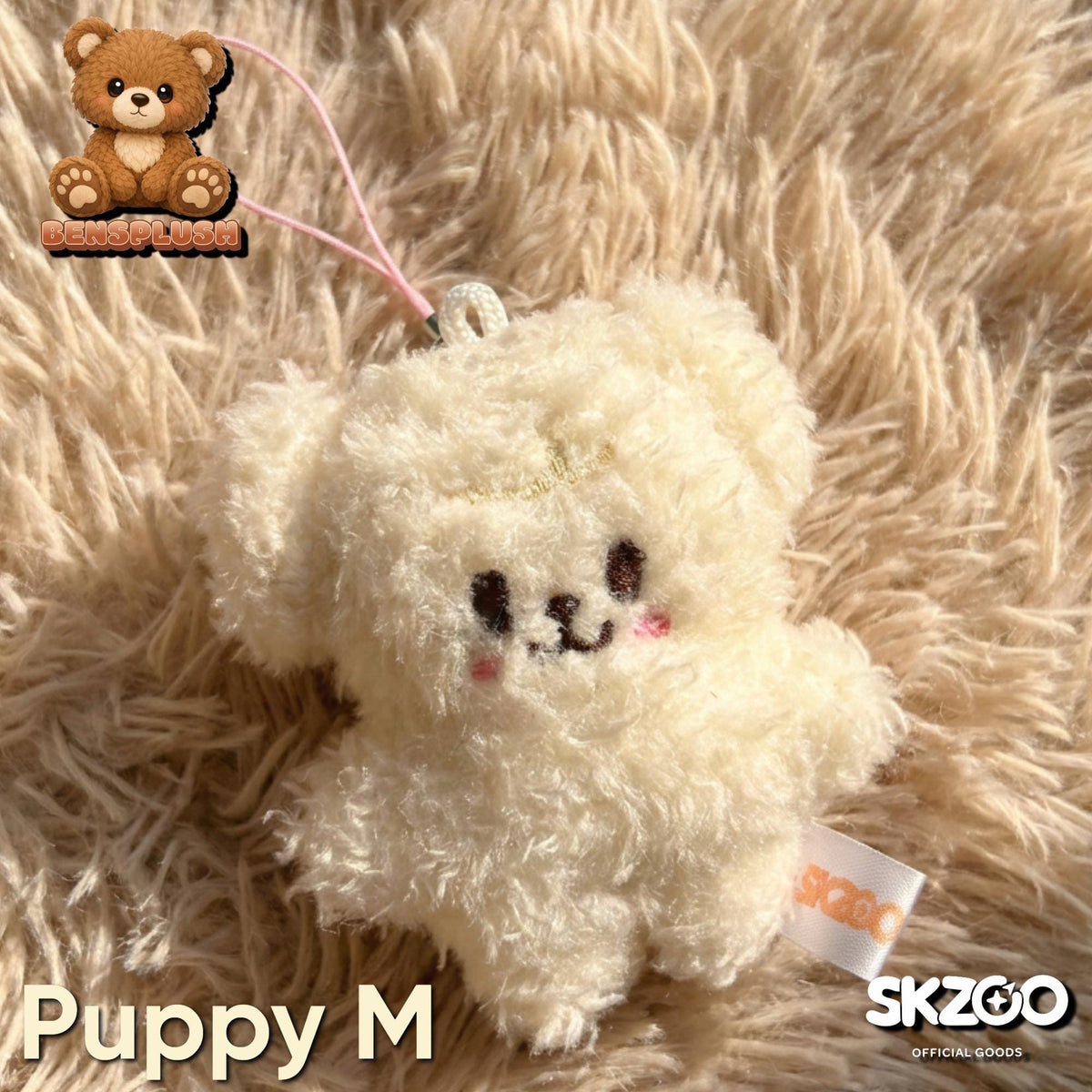 Extra Fluffy Stray Kids SKZOO Inspired Plush Keychain