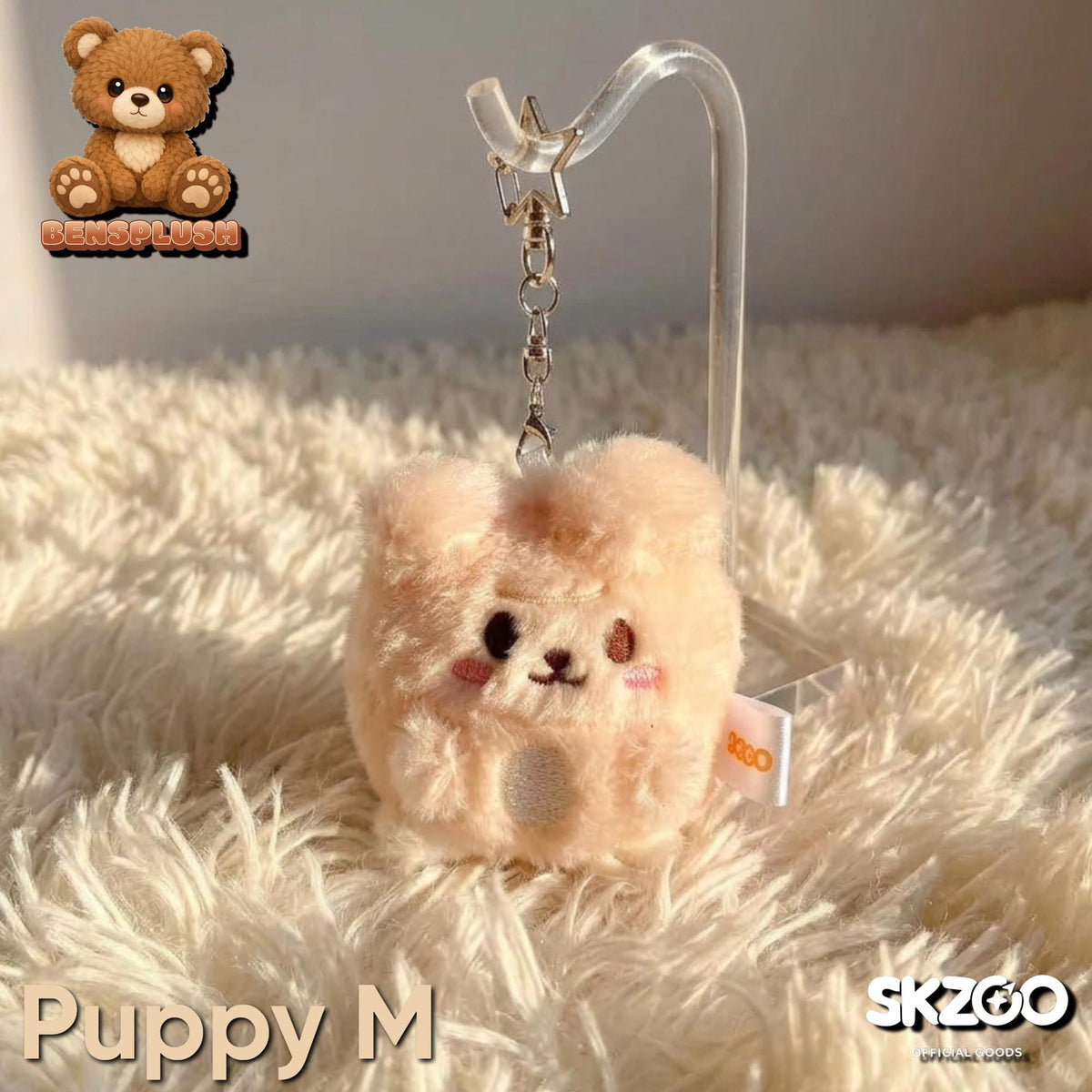 Chubby Kawaii Stray Kids STAY SKZOO Inspired Plush Keychain