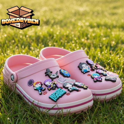 K-Pop Demon Hunters Inspired Croc Charms Set 13-100 PC