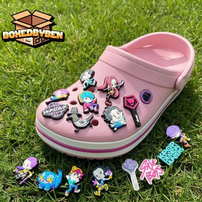 K-Pop Demon Hunters Inspired Croc Charms Set 13-100 PC