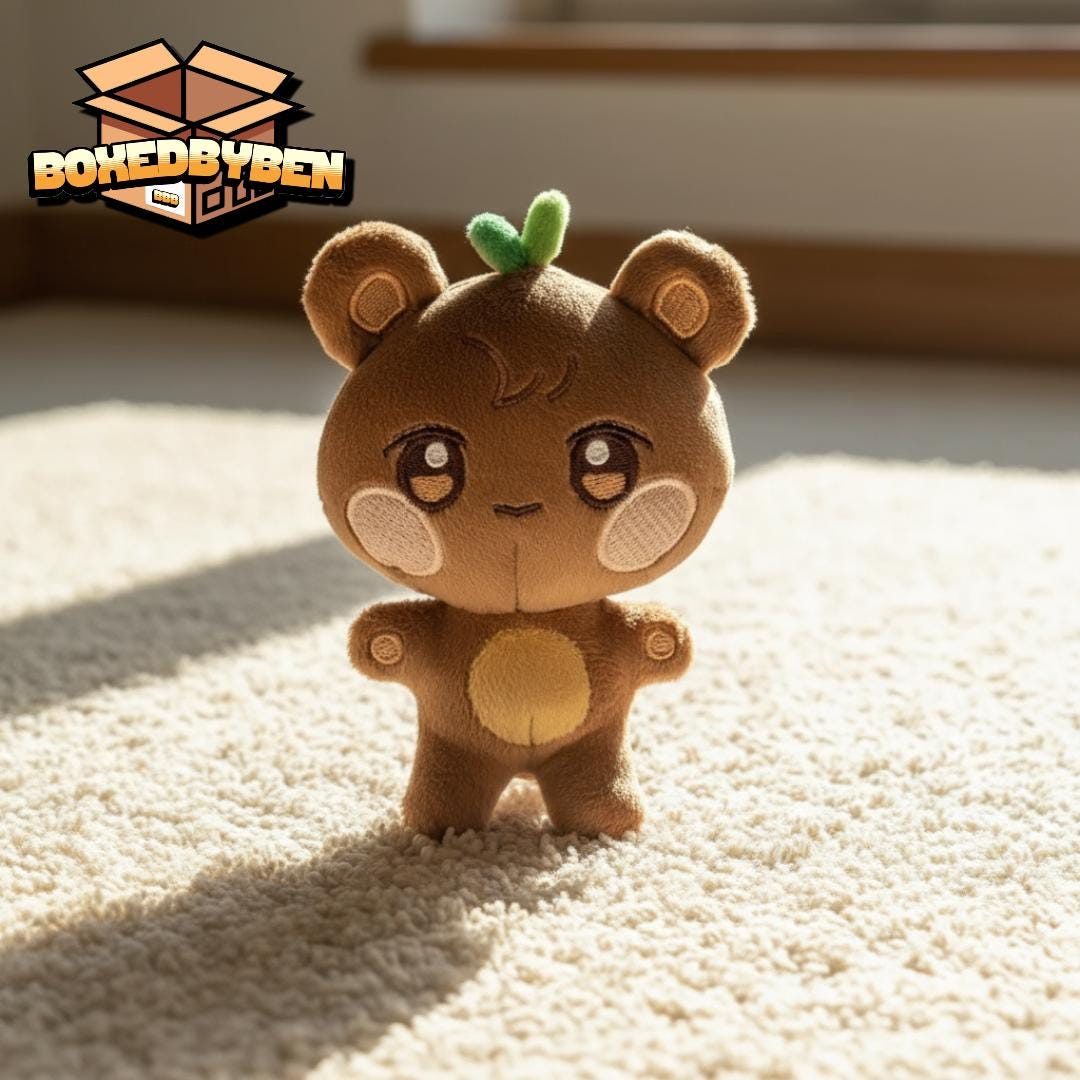 KPop ATEEZ Stuffed Aniteez Animal Keychain Kawaii Backpack Charm ATINY