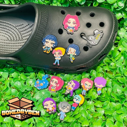 K-Pop Demon Hunters Inspired Croc Charms Set 13-100 PC