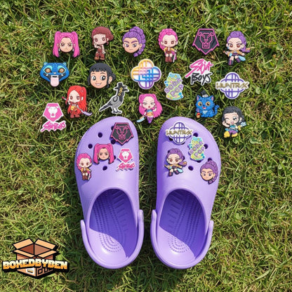 K-Pop Demon Hunters Inspired Croc Charms Set 13-100 PC