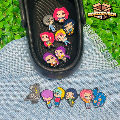 K-Pop Demon Hunters Inspired Croc Charms Set 13-100 PC
