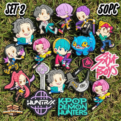 K-Pop Demon Hunters Inspired Croc Charms Set 13-100 PC