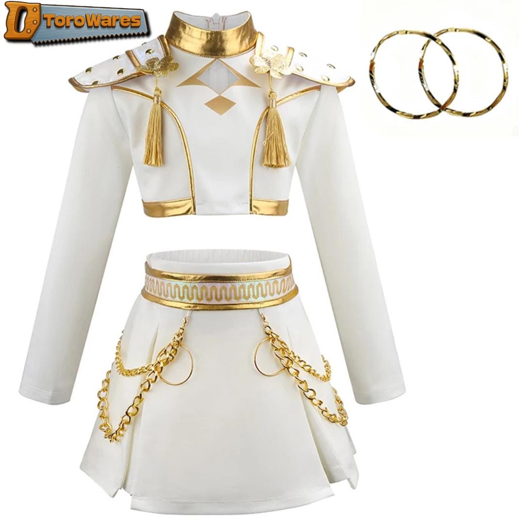 Korean Pop Inspired Demon Hunters Cosplay Outfits | Rumi Mira Zoey Girls Stage Outfit