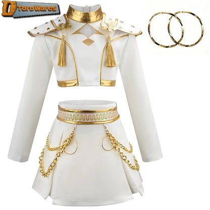Korean Pop Inspired Demon Hunters Cosplay Outfits | Rumi Mira Zoey Girls Stage Outfit