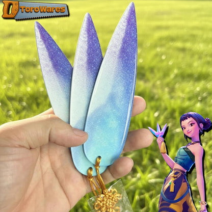 Zoey's Kunai 3D Printed Cosplay Prop KPop Demon Hunters Inspired (Pack of 3)