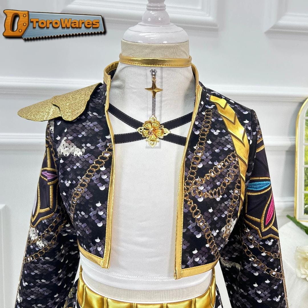Korean Pop Inspired Demon Hunters Cosplay Outfits | Rumi Mira Zoey Girls Stage Outfit
