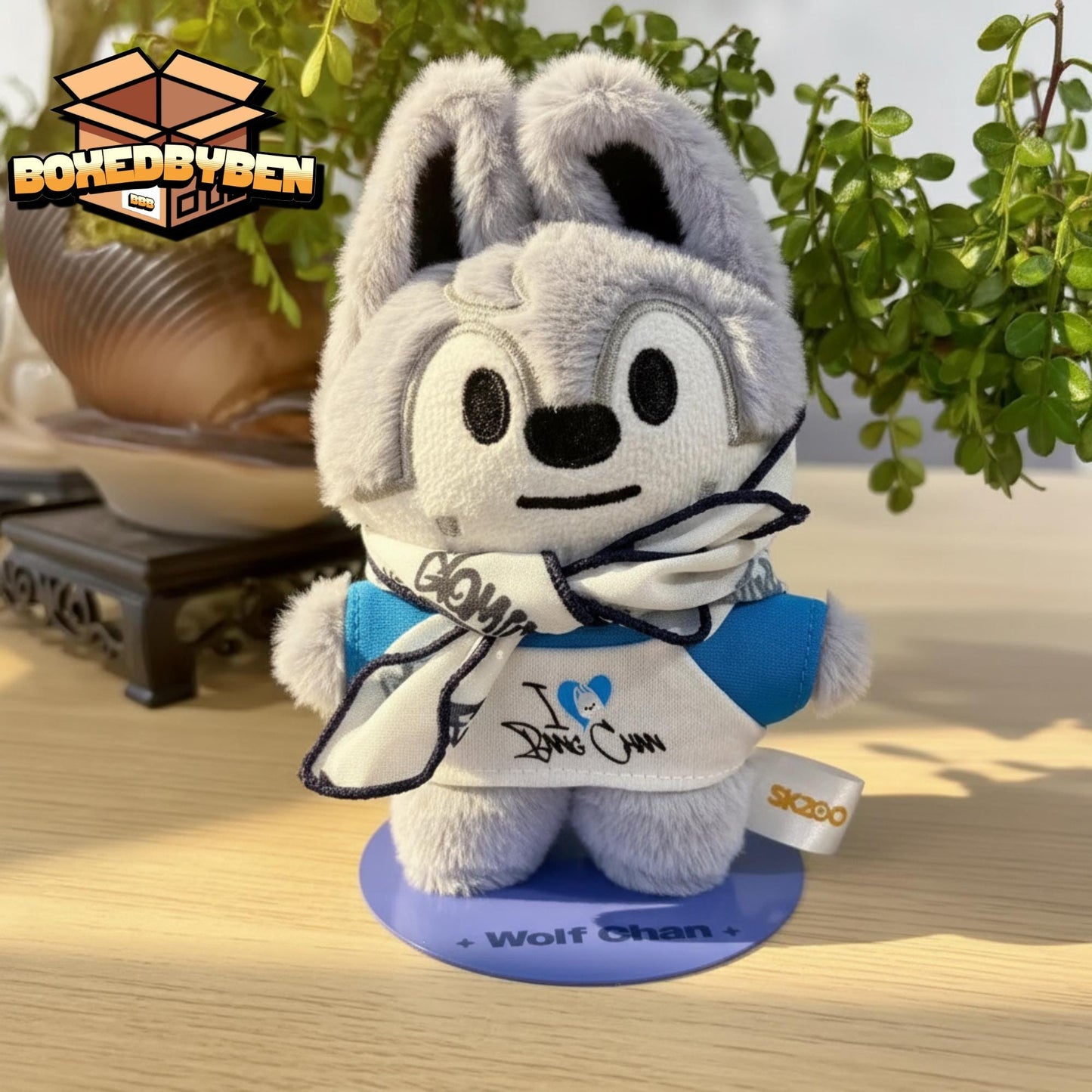 Standing Stray Kids SKZOO Inspired Plush With Shirt