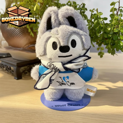 Standing Stray Kids SKZOO Inspired Plush With Shirt