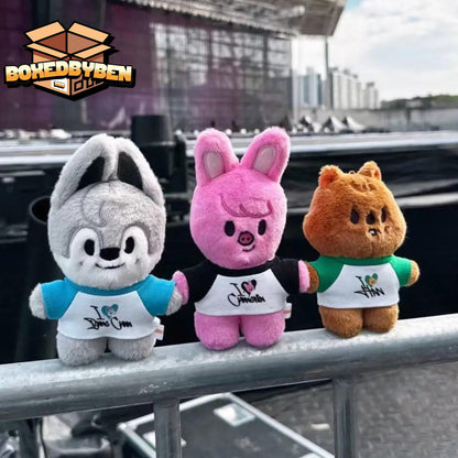 Standing Stray Kids SKZOO Inspired Plush With Shirt