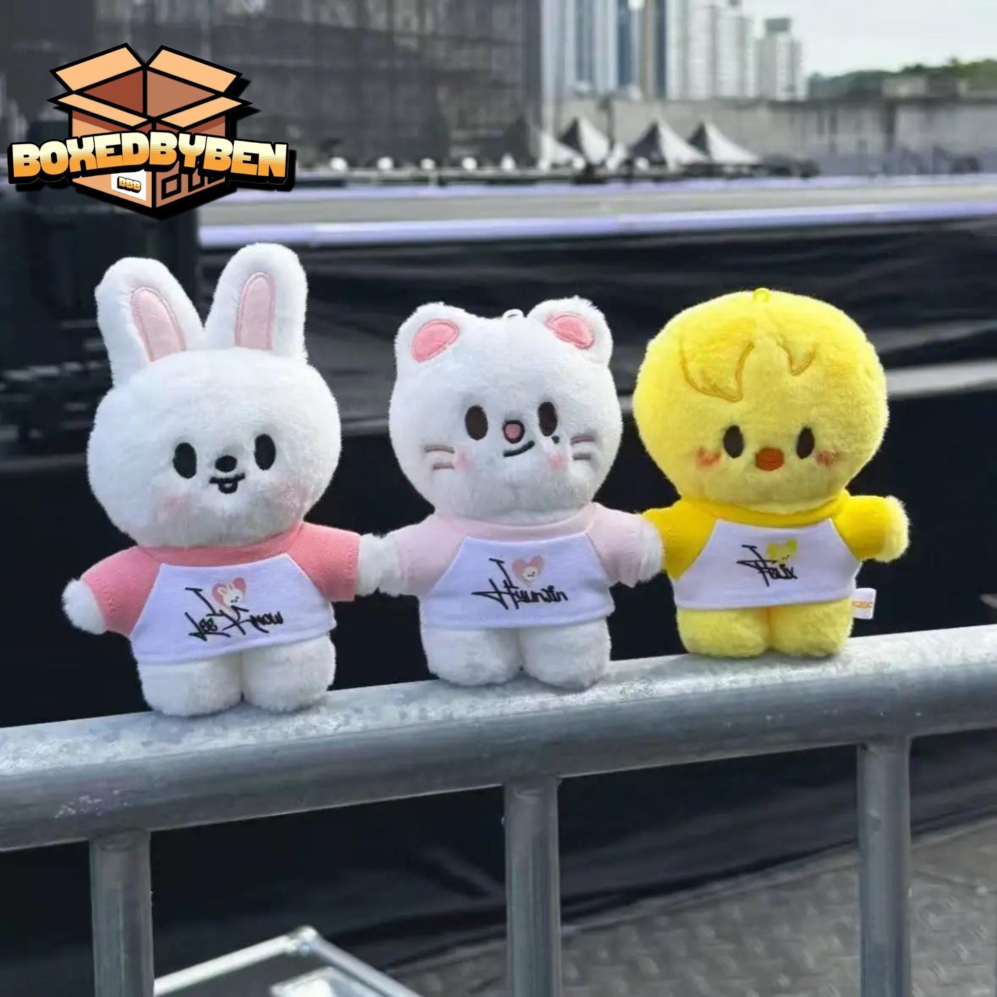 Standing Stray Kids SKZOO Inspired Plush With Shirt