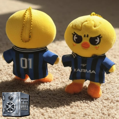 K-Pop Stray Kids SKZOO KARMA Plush Keychain With Football Tee Top