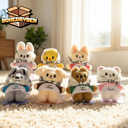 Standing Stray Kids SKZOO Inspired Plush With Shirt