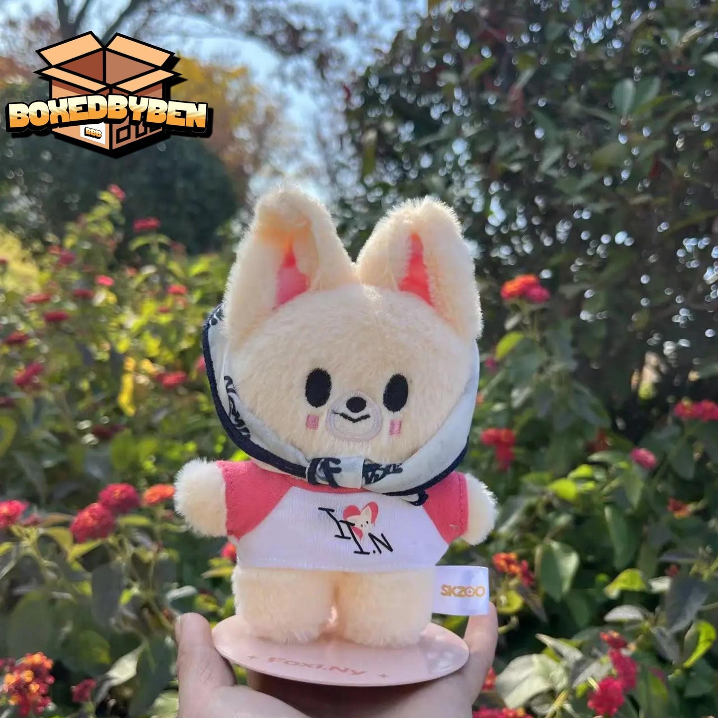 Standing Stray Kids SKZOO Inspired Plush With Shirt