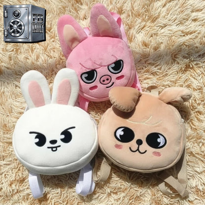 Stray Kids SKZOO Inspired Plush Mini Backpack BackBling