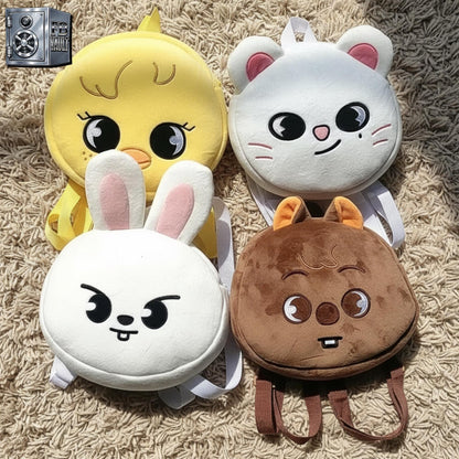 Stray Kids SKZOO Inspired Plush Mini Backpack BackBling
