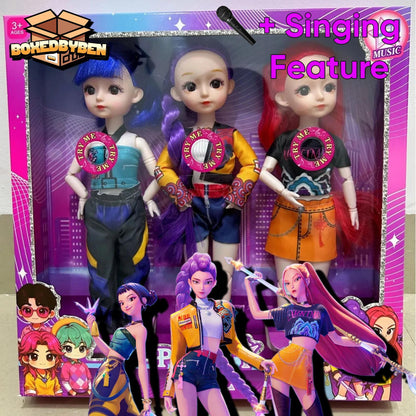 30cm Singing K-Pop Demon Hunter Interactive Dolls