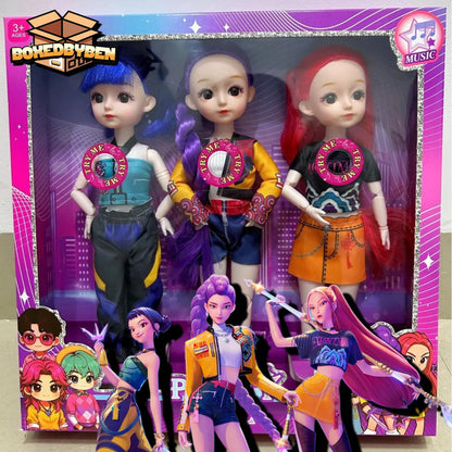 30cm Singing K-Pop Demon Hunter Interactive Dolls