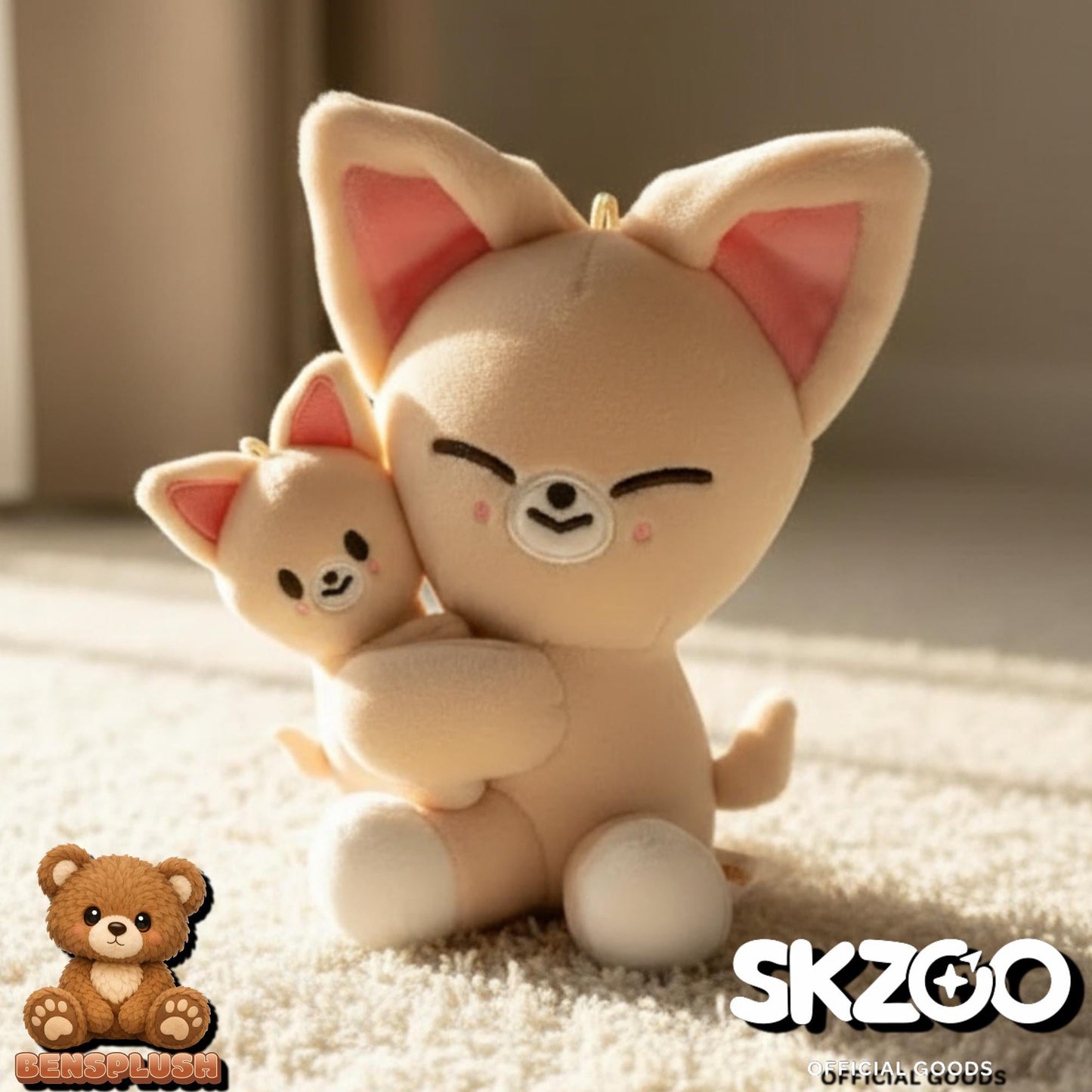 15cm Adult & Baby Hugging Skzoo Cuddly Plush