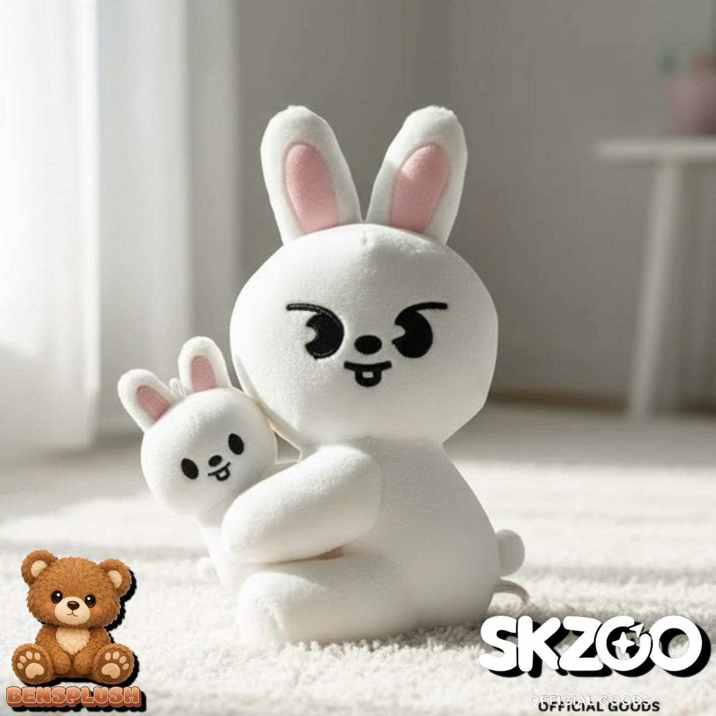15cm Adult & Baby Hugging Skzoo Cuddly Plush