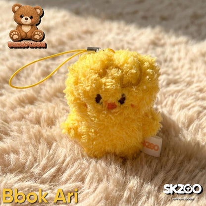 Extra Fluffy Stray Kids SKZOO Inspired Plush Keychain