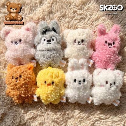 Extra Fluffy Stray Kids SKZOO Inspired Plush Keychain