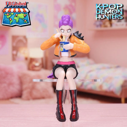 Anime Style K-Pop Sitting Collectible Dolls, Demon Hunter Toy Set, HUNTR/X