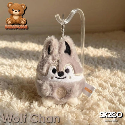 Chubby Kawaii Stray Kids STAY SKZOO Inspired Plush Keychain