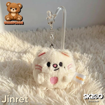 Chubby Kawaii Stray Kids STAY SKZOO Inspired Plush Keychain