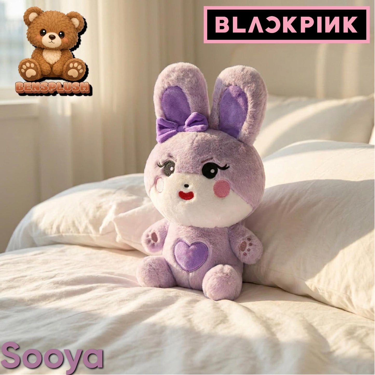 25CM BLACKPINK Kpop Inspired Group BornPink Tour Character Plushies Set