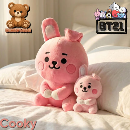 22CM 12CM BT21 Kpop Inspired Group Character Plushies Set