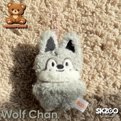 Extra Fluffy Stray Kids SKZOO Inspired Plush Keychain