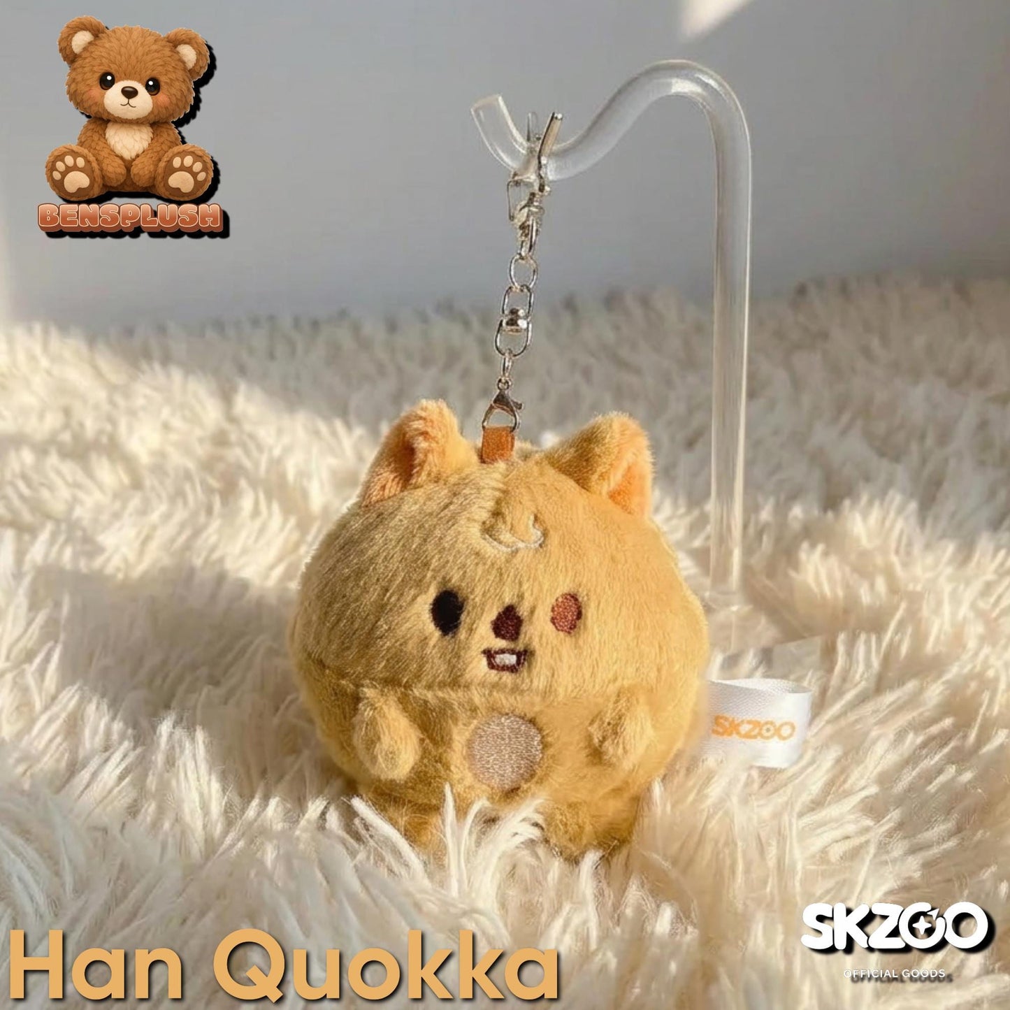 Chubby Kawaii Stray Kids STAY SKZOO Inspired Plush Keychain