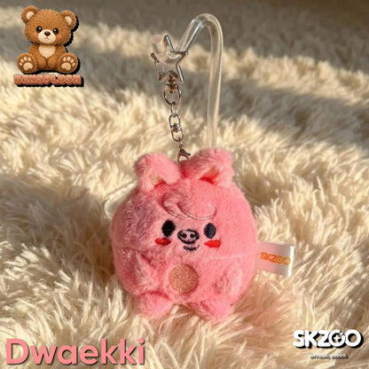 Chubby Kawaii Stray Kids STAY SKZOO Inspired Plush Keychain
