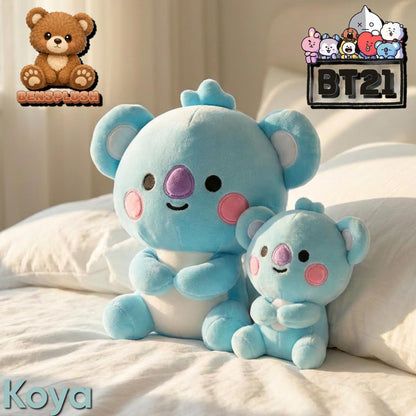 22CM 12CM BT21 Kpop Inspired Group Character Plushies Set