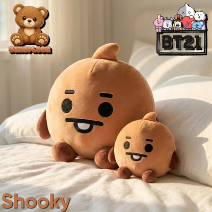 22CM 12CM BT21 Kpop Inspired Group Character Plushies Set