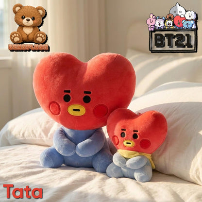 22CM 12CM BT21 Kpop Inspired Group Character Plushies Set