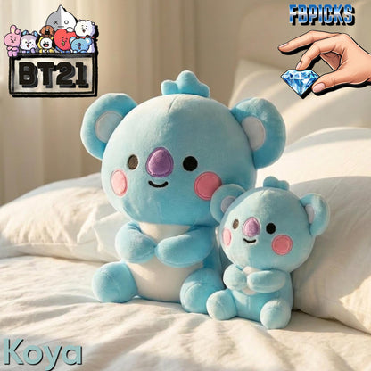 22/12CM BT21 KPop Group Inspired Plushies Set